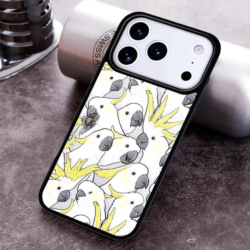 parrot bird Phone Case for iPhone 17 16 15 Pro Max Air 14 13 12 11 Plus Shockproof Capa Cover