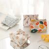 Organization Tear Resistant Useful Convenient Opening Shrapnel Cartoon Print Lipstick Bag Headphone Bag