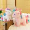 Rainbow Plush Unicorn Pony Doll - Comfort Pillow Gift for Kids