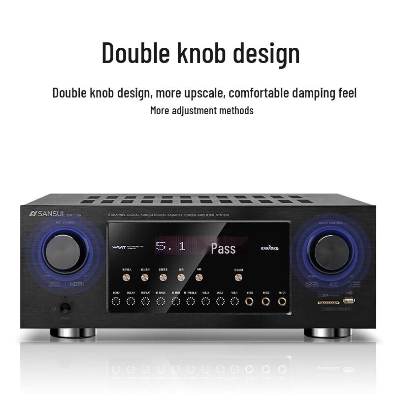 SANSUI DM-10A 5.1-канальный усилитель мощности для домашнего кинотеатра вилка CN (адаптер в комплекте)