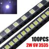 2W 6V 3535 TV Backlight LED For SMD Diode Cool White LCD 150lm Lamp Bead Chip