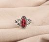 Rare Pink Rubellite Gemstone 925 Sterling Silver Jewelry Handmade Ring For Women PR-1-10