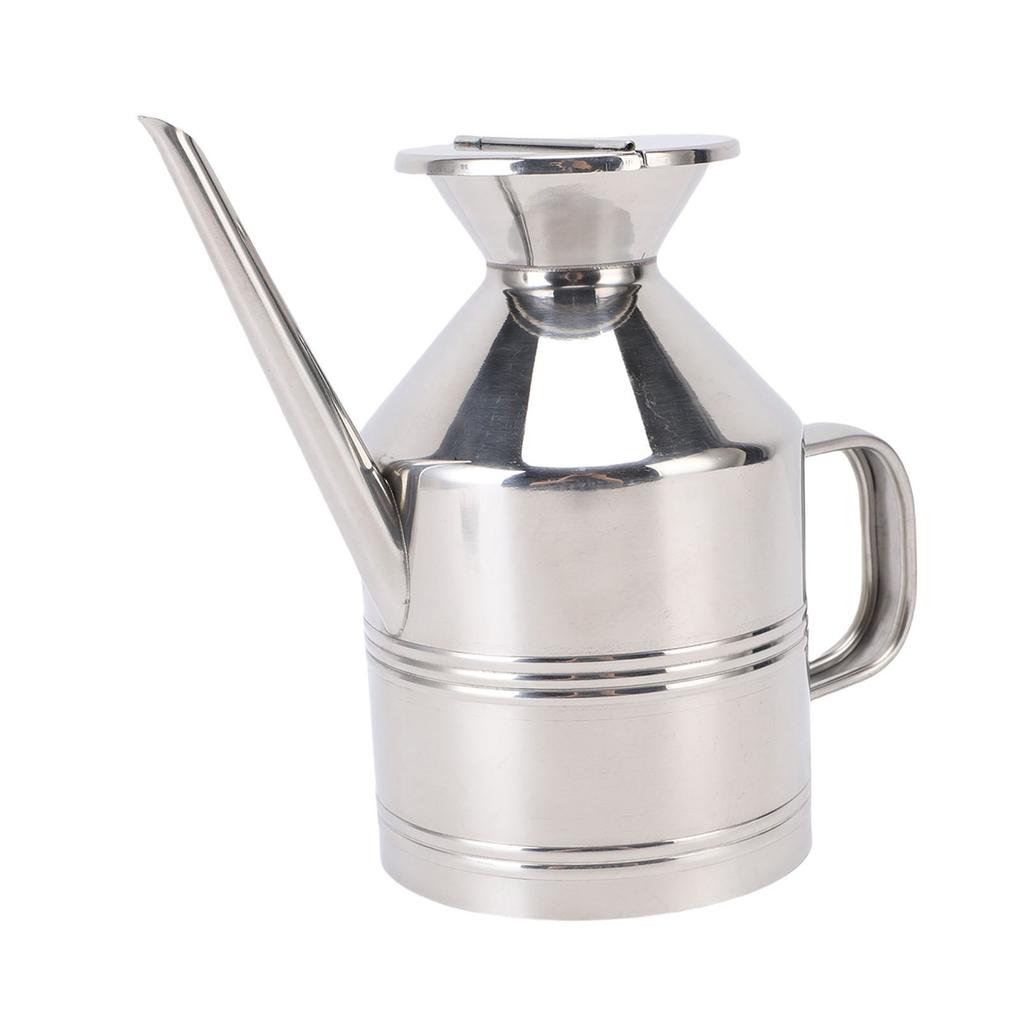 Oil Dispenser Multifunctional 304 Stainless Steel Oil Bottle Container Kitchen Gadget for Soy Sauce Olive Oil Vinegar