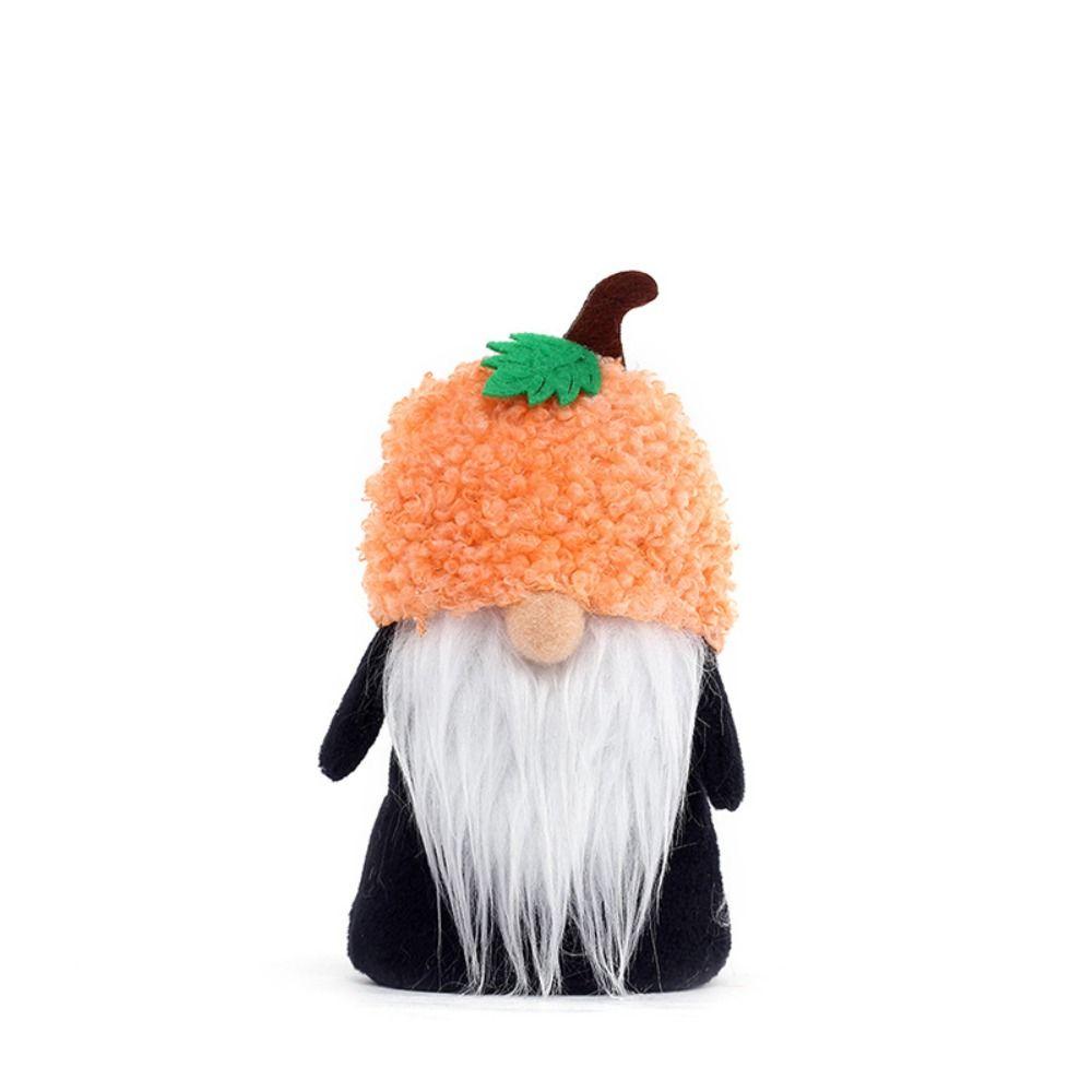 Cute Fall Gnome Figurines Fashion Creative Plush Ornaments Exquisite Pumpkin Black Cat Swedish Elf Dwarf Faceless Old Man Doll