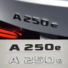 BRI4  NEW 3D ABS Car Letters Logo A250e Badge Sticker Rear Trunk Emblem Decals For Mercedes Benz A250e W177 Tail Marking