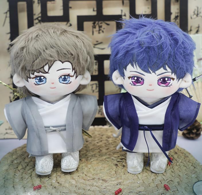 AXLUCE-Мягкая одежда-Мягкая игрушка-Одежда-20см-Кукла-Кимоно (Серый)