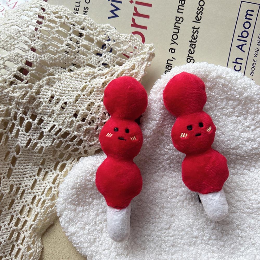Simulation Food Funny Tomato Duckbill Clip Pretzel Cartoon Side Clip Interesting Back Clip Daily