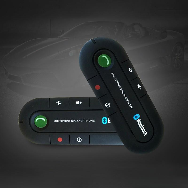 Универсальный беспроводной адаптер громкой связи для громкой связи, автомобильный комплект, Bluetooth-ресивер, MP3-плеер с автомобильным солнцезащитным козырьком, автомобильные аксессуары