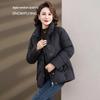 SNOWFLYING Women's Mid-Aged Chinese Style Short Down Jacket