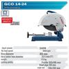 Bosch GCO 14-24 Steel & Metal Cut-off Machine CN plug (adapter included)