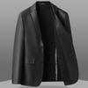 Кожаная одежда весна и осень мужские повседневные высококачественные куртки из искусственной кожи высококачественные кожаные костюмы для мужчин новая кожаная одежда для мужчин
