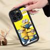 Cartoon Anime Yellow M-Minions Phone Case For IPhone 17 16 15 14 13 12 11 Pro Max Plus Silicone Shockproof Case
