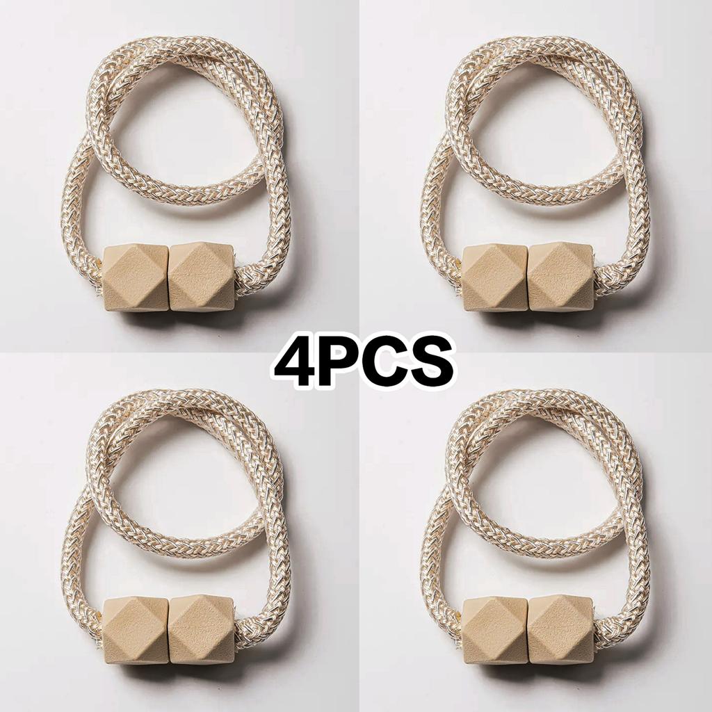 Modern Magnetic Curtain Ties - Adjustable, Strong Fixing for Bedroom and Living Room Decoration