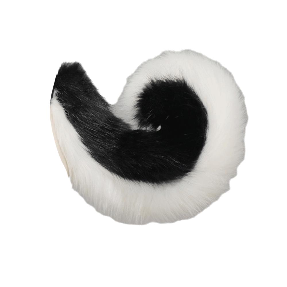 Furry Dog Ears Tail Set Rabbit Animal Ears Headband Plush Animal Tail Cosplay Costume