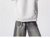 Men's American-Style Heavyweight Half-High Collar Button-Up Hoodie - Autumn/Winter Trendy, Loose Fit, Plus Velvet, Thickened Jacket.