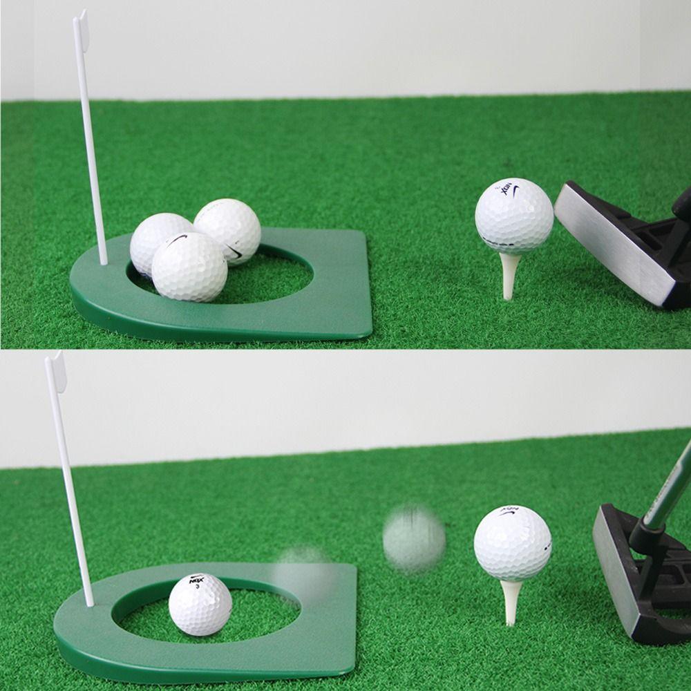 with Hole Flag Golf Putting Hole Cup Putting Cup Golf Putting Regulation Cup  Training Aids