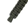 Военный 550 Паракордовый плетеный браслет выживания из нержавеющей стали с пряжкой на открытом воздухе