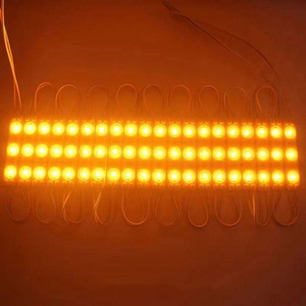 20pcs Luminous Led Module Waterproof Hard Strip Bar Light Backlight Modules  Truck Side Marker