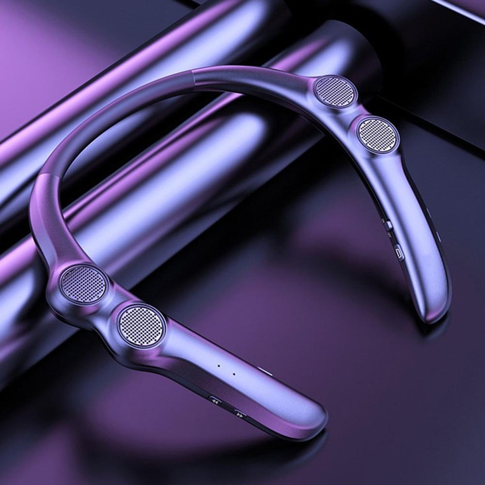 Носимая Bluetooth-совместимая колонка, вешающаяся на шею, беспроводная, стерео, с басами, портативная