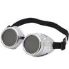 Heavy Metal Steampunk Motorcycle Glasses Gothic Style Driver Goggles Protective Glasses for Cosplay Halloween Decorations