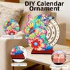 Wooden Diamond Art Perpetual Calendar Kits DIY Diamond Painting Calendar  For Adults