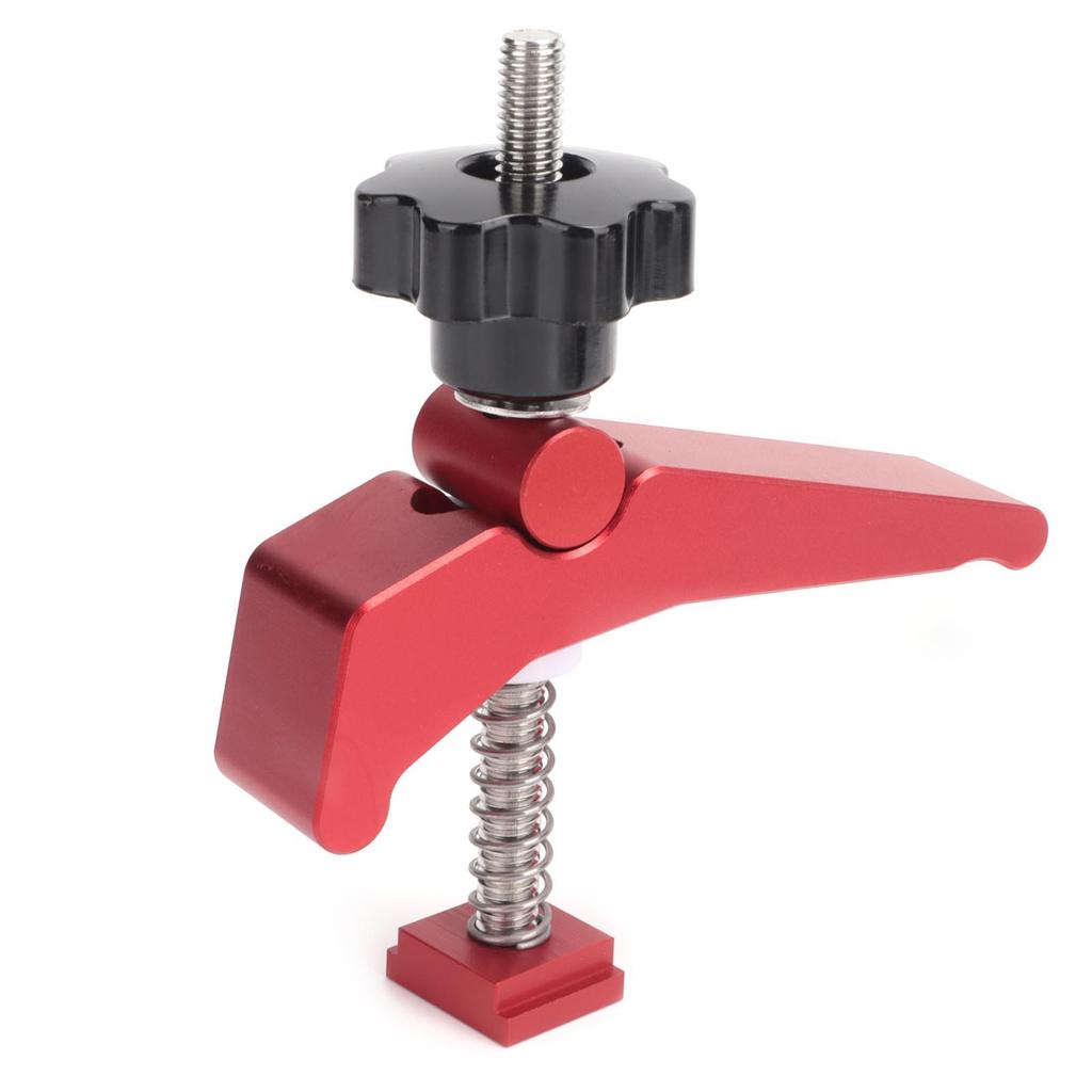 Hold Down Clamp Set Aluminum Alloy Woodworking TTrack TSlot Fixtures Clip Accessory