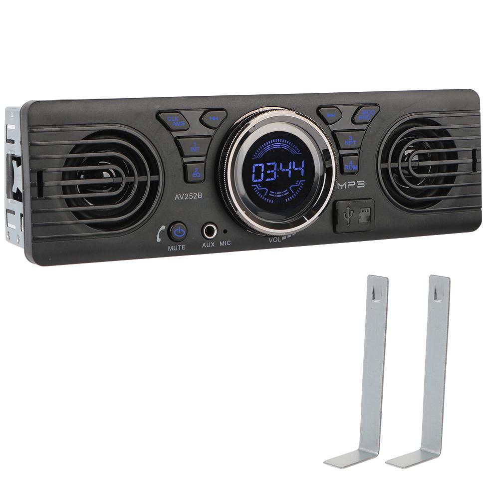 Автомагнитола Автомагнитола Bluetooth Громкая связь Встроенные 2 динамика AUX-вход 1 DIN Цифровые часы MP3-плеер FM-аудио USB TF-карта
