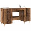 Vintage style Desk with Shelf 140 x 50 x 75 cm Particleboard