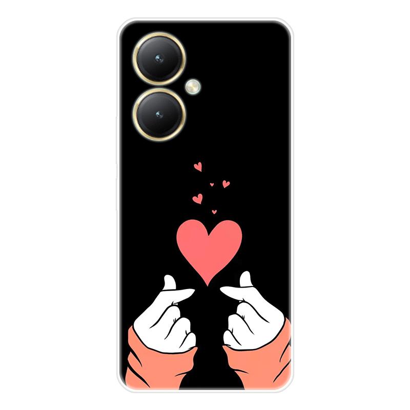 Для Vivo Y27 4G Y 27 5G чехол Мягкая силиконовая задняя крышка Чехол для телефона с рисунком из мультфильма Разнообразие