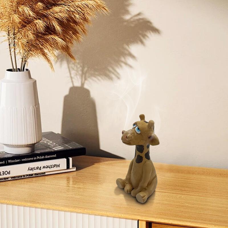 1 шт. смоляные украшения для гостиной, жирафа, кабинета, ароматерапевтического украшения, домашнего стола для благовоний