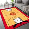 Golden Diamond Velvet Dot Plush Basketball Court Design Carpet Non Slip Floor Mat Living Room Decoration Rug