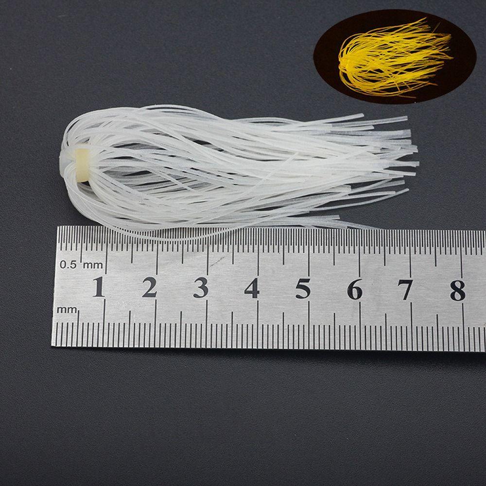 88 Strands Fishing Umbrella Skirts Luminous Silicone Jig Skirts  DIY Spinnerbaits