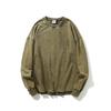 Unisex Distressed Drop Shoulder Crew Neck Sweatshirt - Autumn/Winter Trend