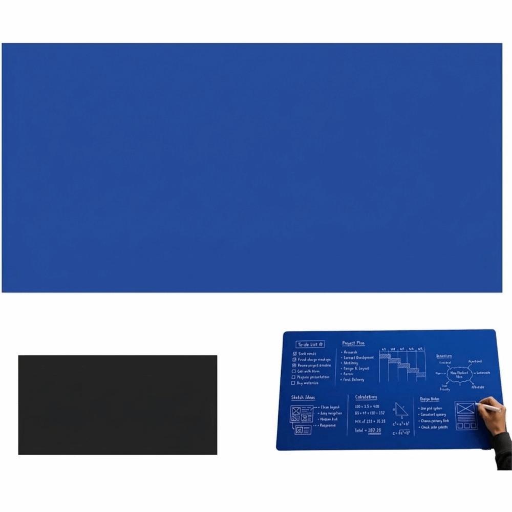 Erasable Double-Sided Desk Mat Reusable Drawing Table Mat Dust-proof Writing Desk Pad Gaming