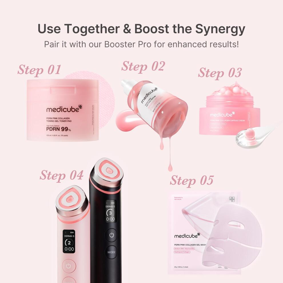 medicube Salmon DNA PDRN Pink Peptide Serum, Pink glow serum, Peptide, Niacinamide, Hydrating & Moisturising & Firming, Uneven Ski