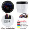 100~250℉ 2"52mm Water Temperature Gauge with Flashing Alarm 7 Color Backlight Water Temp Meter Indicator Car Boat Yacht Custom