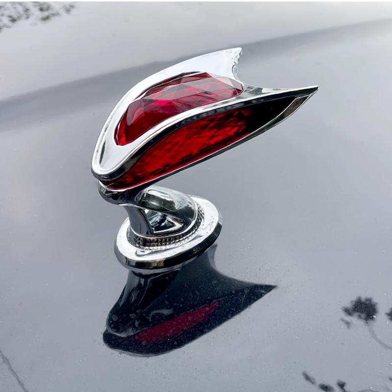 Для Hongqi odo HS7 HS5 EHS9 H9 ~2024 Стерео Автомобиль Капот Вертикальные Эмблемы Световая Лента Модификация Аксессуары