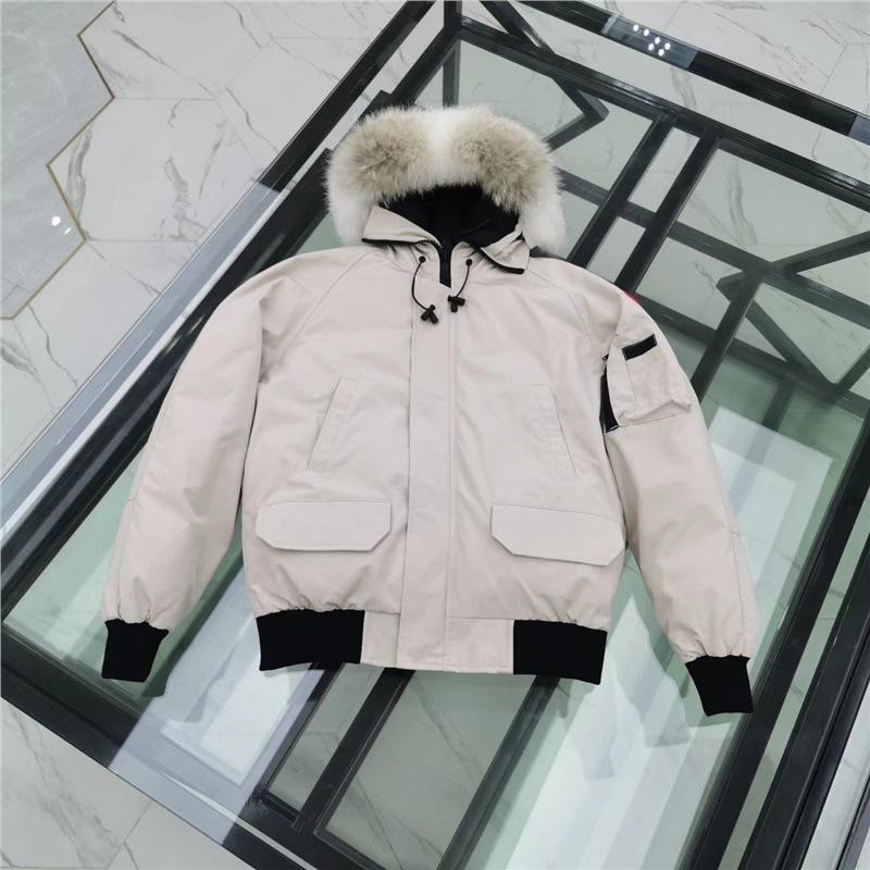 Big goose down jacket Canadian bomber jacket men's and women's jackets couple parka Putin M