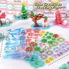 3D Relief Stickers Crystal Embossed Stickers Fun DIY Stackable Decorative Sticker 3D Puffy Stickers Mini Desktop Ornament Kit