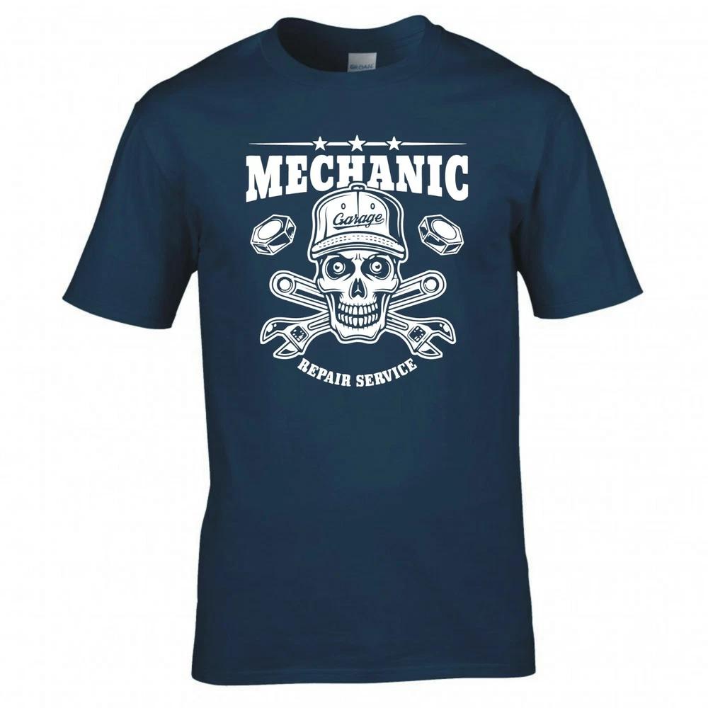 Mechanic Repair Service Skull Wrenches Tshirt