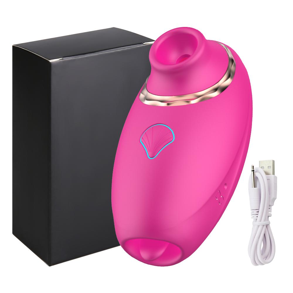 3 In 1 Tongue Licking Sucking Vibrator Nipple Clit Sucker Clitoris Stimulator 7 Frequency Sucking  Women Sex Toys for Adult