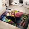 Wicked Printed Absorbent Washable Carpet, Non-Slip Bathroom Mats, Kitchen Rugs, Yoga Mat,Living Room Entrance, Camping Picnic Rugs