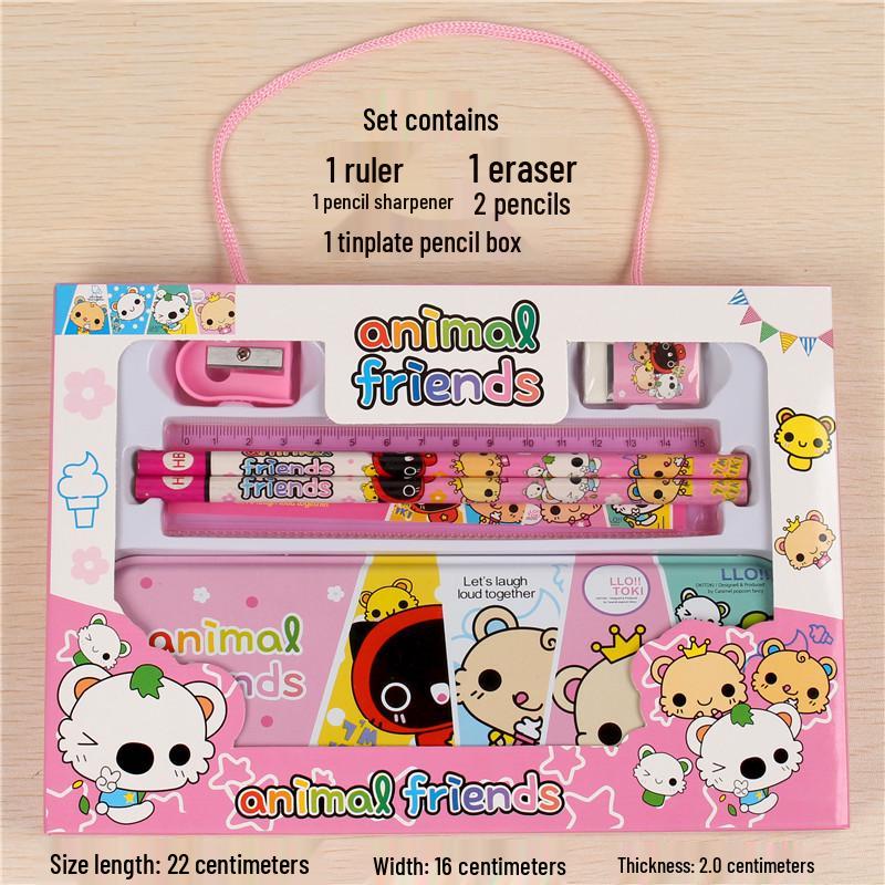 Детский подарочный набор канцелярских принадлежностей: Подарок на день рождения и Рождество для мальчиков и девочек