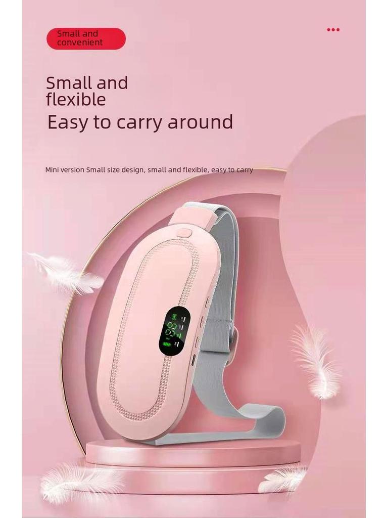 Перезаряжаемый цифровой пояс для согревания матки для девочек: Тепло, массаж и защита талии для облегчения дисменореи