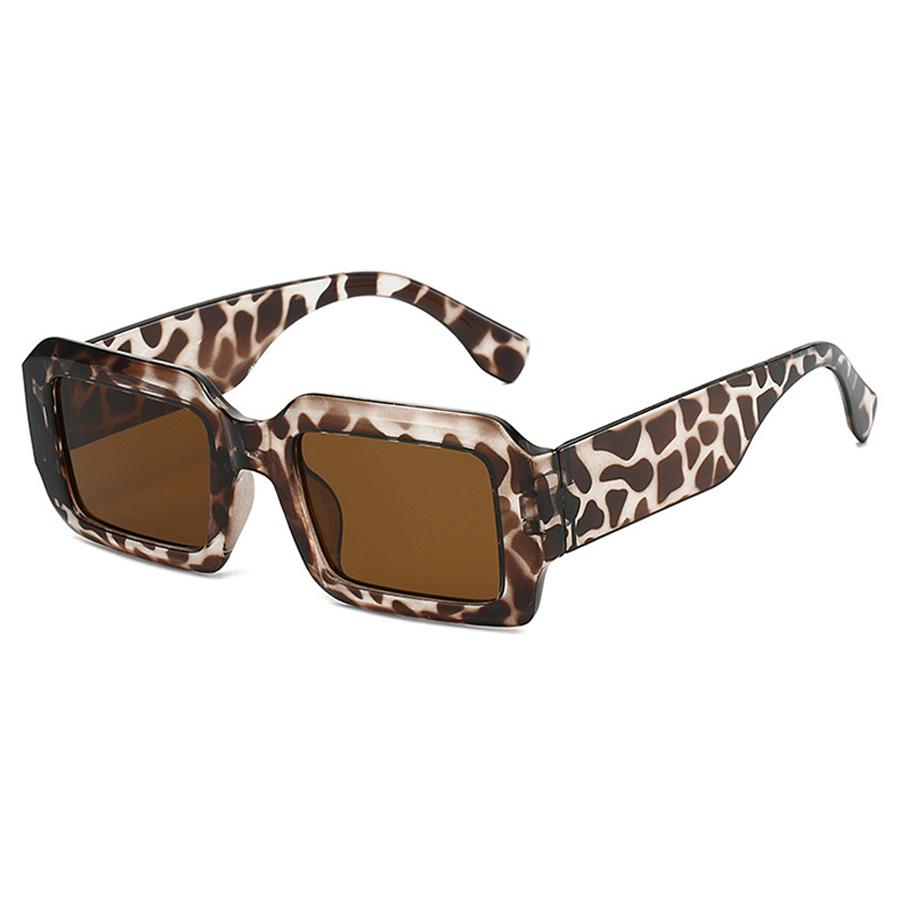 Винтажные прямоугольные солнцезащитные очки, модные квадратные очки ярких цветов, модные ретро женские брендовые дизайнерские солнцезащитные очки UV400