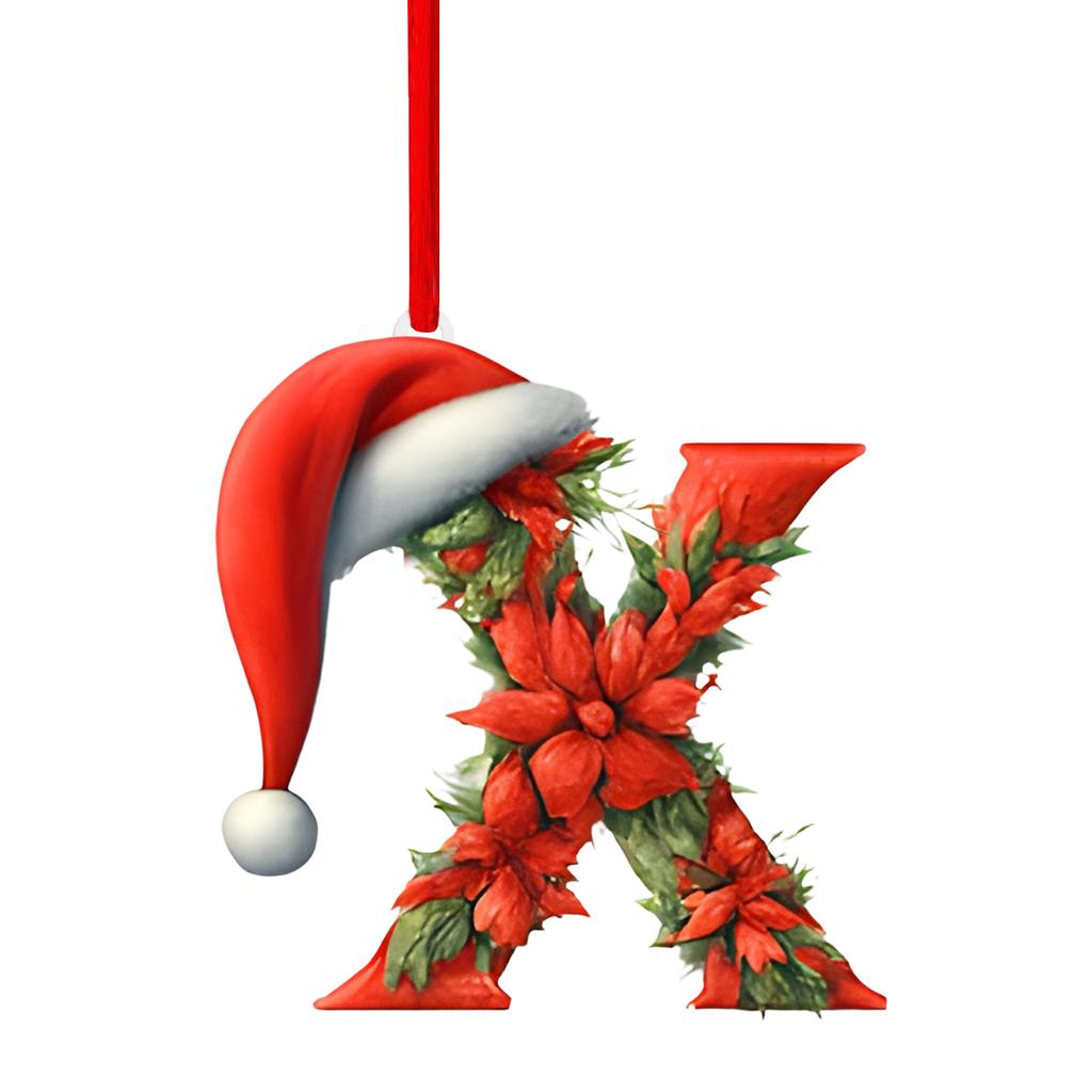 26 Letter,Christmas,Ornaments,Acrylic,1