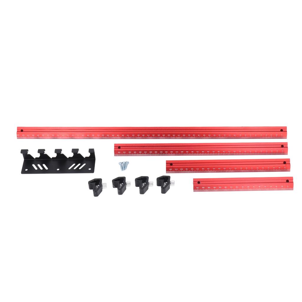 4 шт. V-образная прямая линейка 4 6 8 10 дюймов Двусторонняя шкала Деревообработка Кромочная линейка Измерение углов