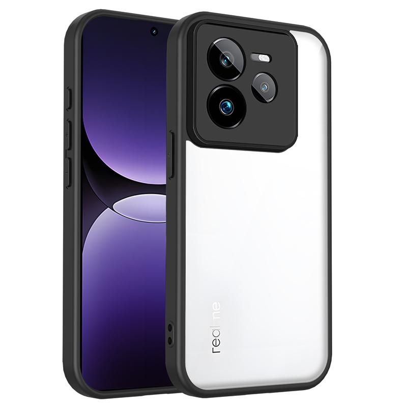 Transparent Silicone Case For Realme GT 7 6 6T 7T GT7 Pro GT7T GT6T PC Back TPU Bumper Shockproof Clear Phone Cases Cover