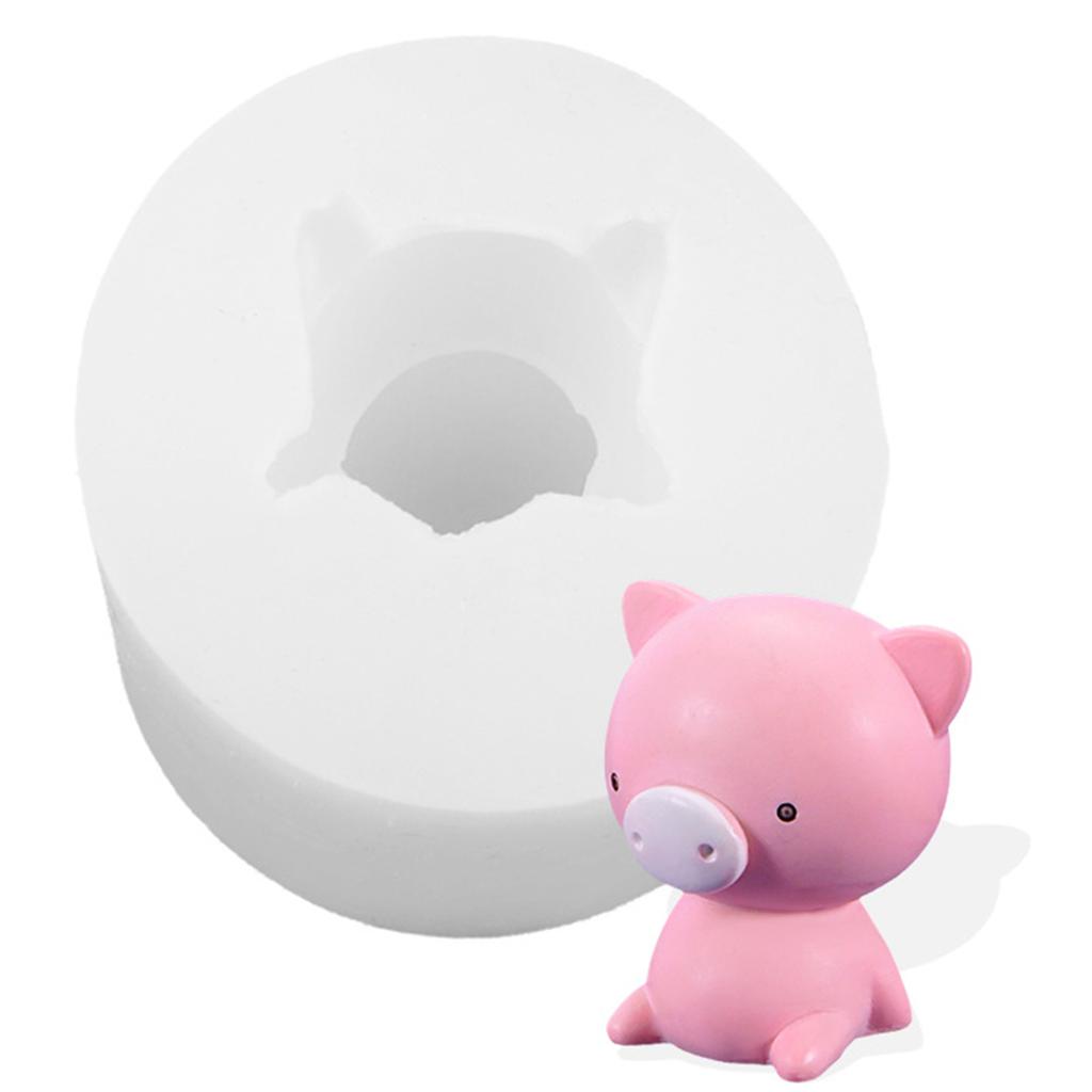 Шаблоны для поделок своими руками Мини 3D мультяшные животные литье формы многофункциональный мягкий силиконовый трафарет для торта декор десерт