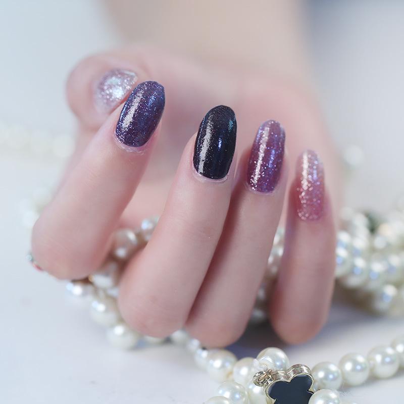 Блестящие наклейки для ногтей